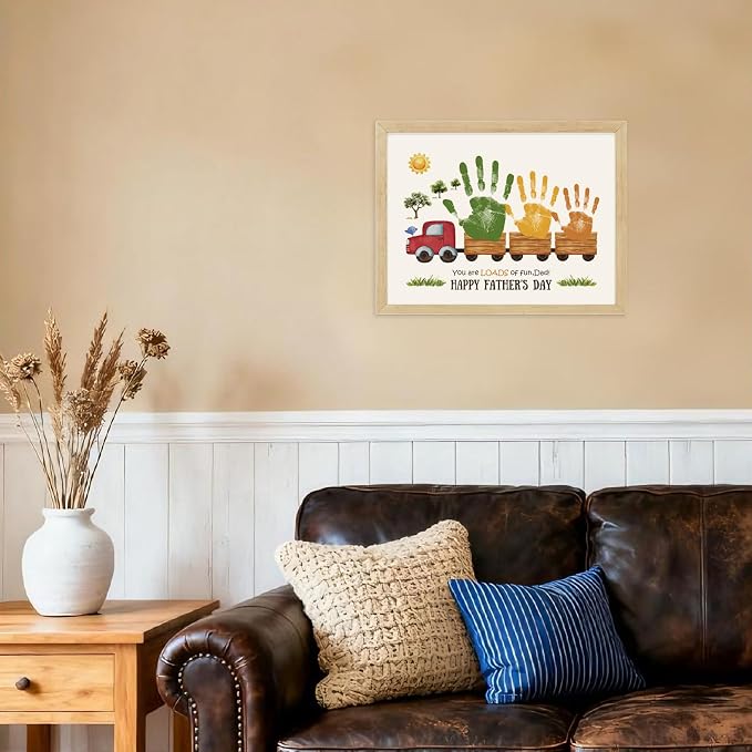CLUSIVC Father’s Day Presents DIY Handprint Craft Kit - Image 5