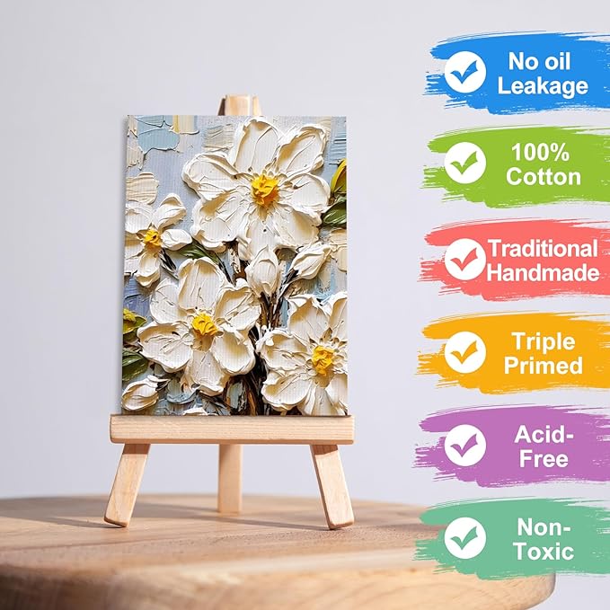 ESRICH 36 Pack 5x7 Small Canvas Boards - Image 3