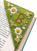 MOTEERLLU Personalized Hand Embroidered Corner Bookmark by MOTEERLLU