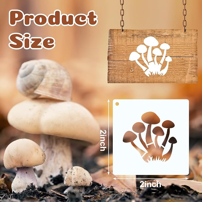 Fainne 100 Pcs 2 Inch Stencils Small Stencils - Image 2