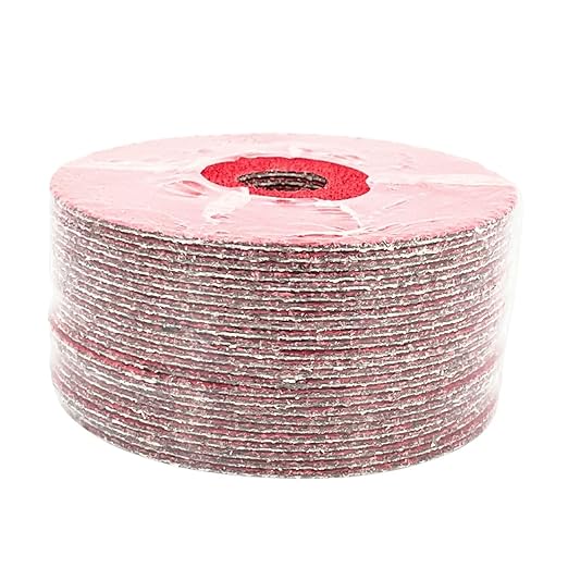 VSM 149562 Resin Fiber Disc, Red, Medium Grade, Fiber Backing, Ceramic Plus, 60 Grit, 7" X 7/8" Arbor Hole, Pack of 50