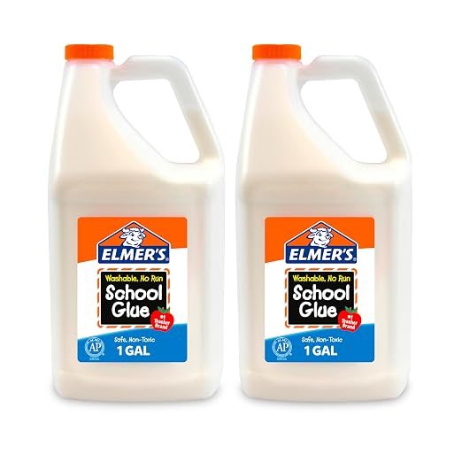 Elmer's White Liquid School Glue, 1 Gallon 2 Count, #1 Teacher Brand by Unknown