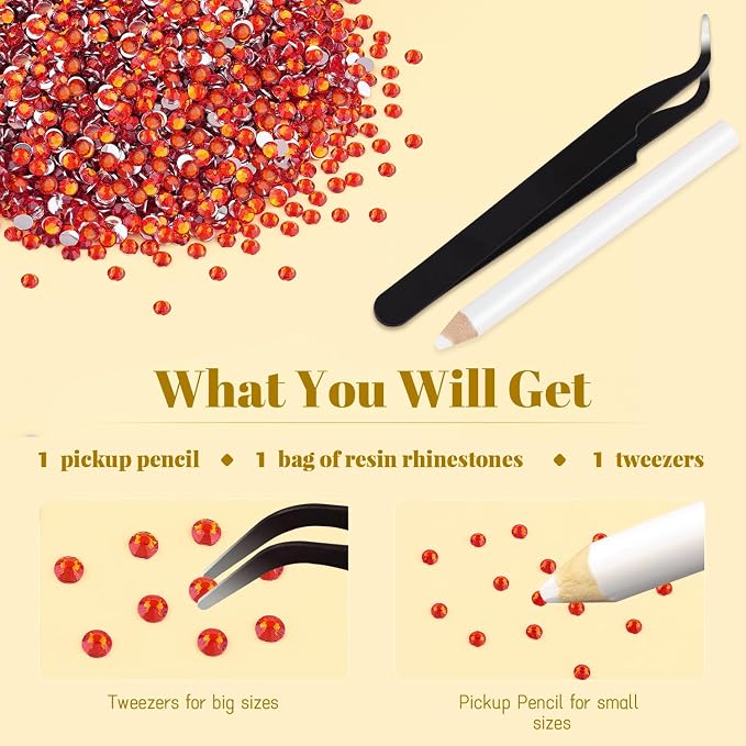 8000PCS 3mm Resin Rhinestones Bulk - Image 5