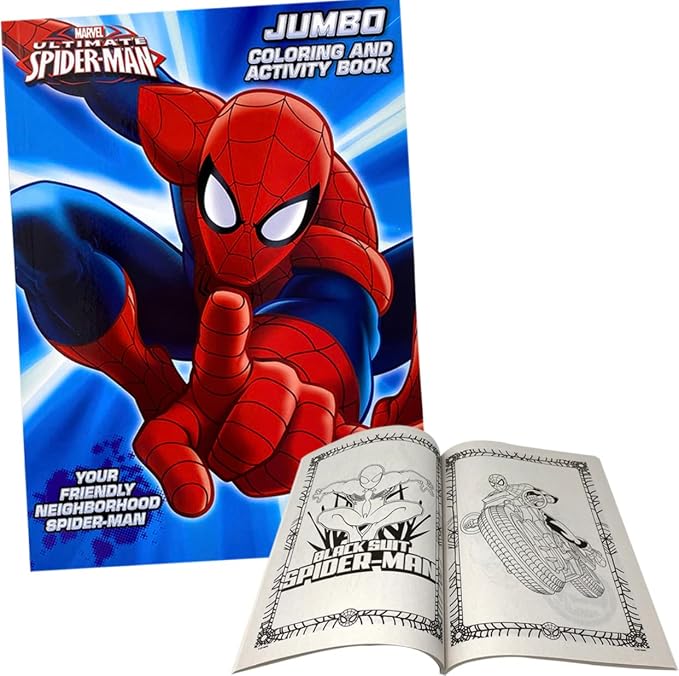 Spiderman Coloring & Activity Book Set Bundle - Image 5
