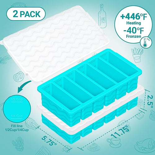 1/2 Cup Silicone Freezer Molds - Image 2