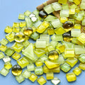 500g Mixed Color Irregular Crystal Mosaic Tiles, Tiny Mosaic Tile DIY Hobbies by BTMIEY