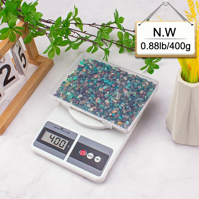 Green Agate Crushed Stone Tumbled Chips 0.88 Lb, Tumbled Polished Crystal Chips - Image 9