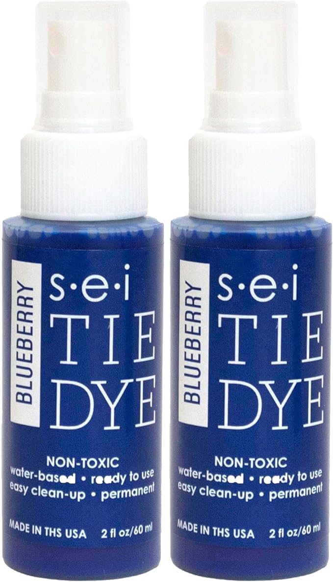 S.E.I. Blueberry Tie Dye Spray Bottle: 2oz. Non Toxic Fabric Dye Spray by SEI