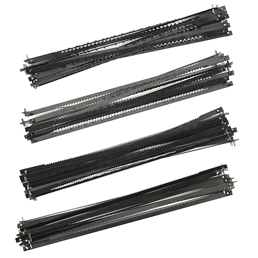 5-Inch Scroll Saw Blade Pin End Replacement 36Pack for Wood, High Carbon Steel(28TPI, 12 TPI, 10TPI 12pcs Each)