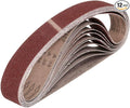 HARFINGTON 1 x 42 Inch Sanding Belts, 12 Pcs 36 Grits Aluminum Oxide Abrasive Belt Sander File Belt for Woodworking, Metal Polishing, Knife Sharpener