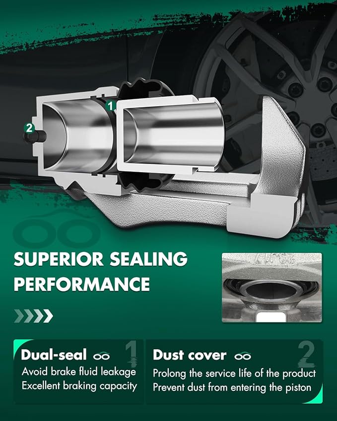 SCITOO Rear Left Brake Caliper With Bracket 19B7081 Compatible For Lexus For RX350 2010-2015,For Lexus For RX450h 2012-2015,For Toyota For Highlander 2014-2019,For Toyota For Sienna 2011-2020