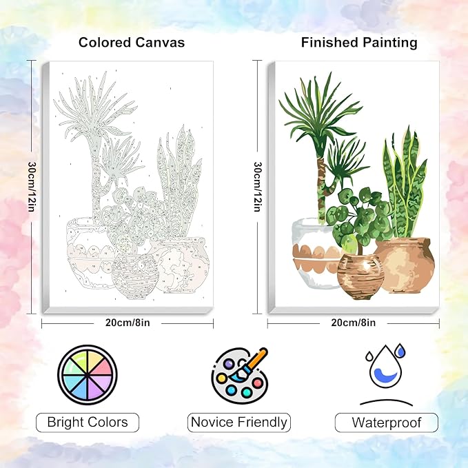 Yezavesu Framed Paint by Numbers Kit - Image 3