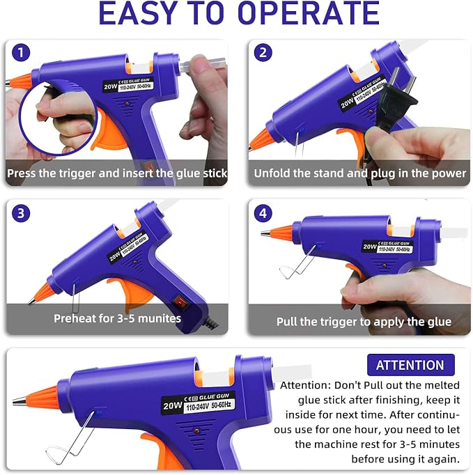 Hot Glue Gun Kit Mini: Mini Hot Glue Guns Kit - Image 3