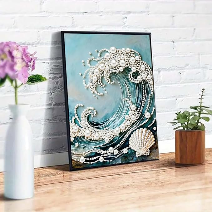 GEMFAMILY 5D Diamond Art Pearl Painting Kits - Image 4