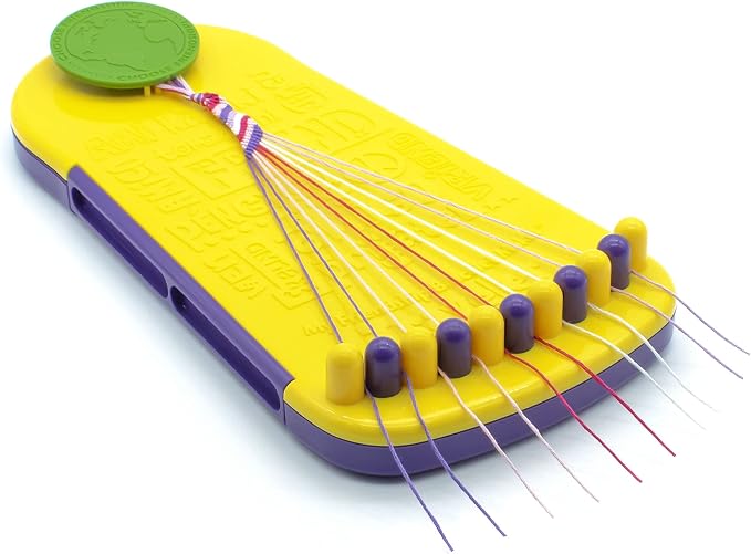 Choose Friendship Bracelet Making Kit – 20 Pre-Cut Threads, Portable Loom - Image 9