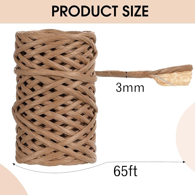 Syhood 65 Feet Floral Wire Rustic Vine Bind Wire - Image 2