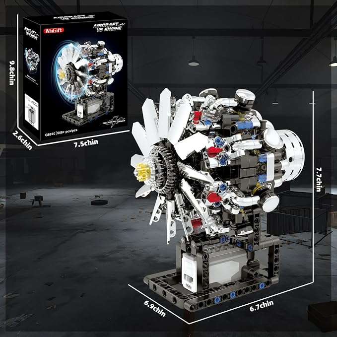 Turbojet Engine Building Set, Aircraft Engine Model kit that Run, Build Your - Image 8