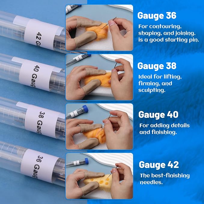 Felting Needles, 38Gauge Needle Felting Supplies, Needle Felting Starter Kit - Image 5