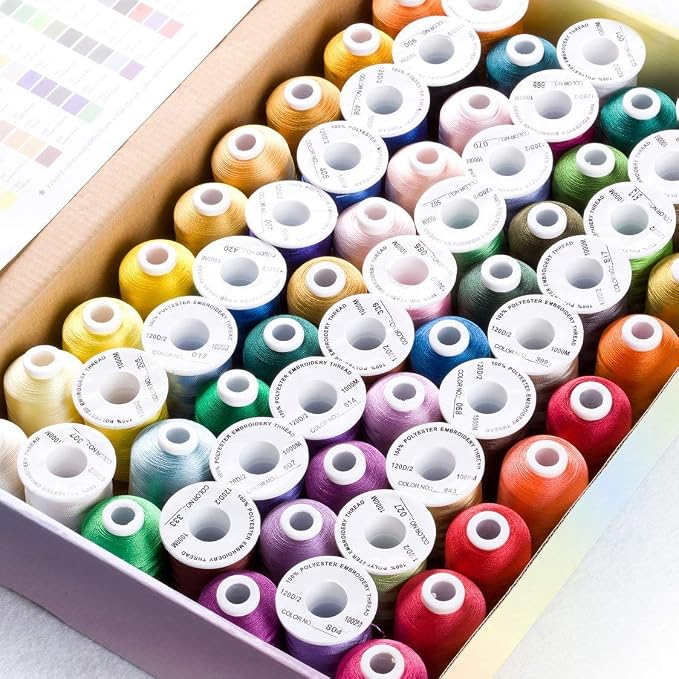 Simthread 63 Colors Polyester Compatible - Image 4