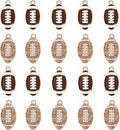 20PCS Sports Charms Enamel Basketball Baseball Pendant Charms by ANGLESJELL