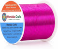Mandala Crafts 20 Gauge Magenta Anodized Aluminum Craft Wire, 100 FT | Colored by MandalaCrafts