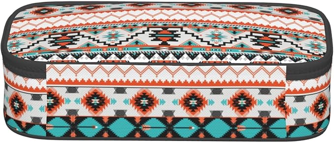 Aztec Ethnic Tribal Pencil Case Organizer Big Capacity Pencil Pouch Stationery - Image 3