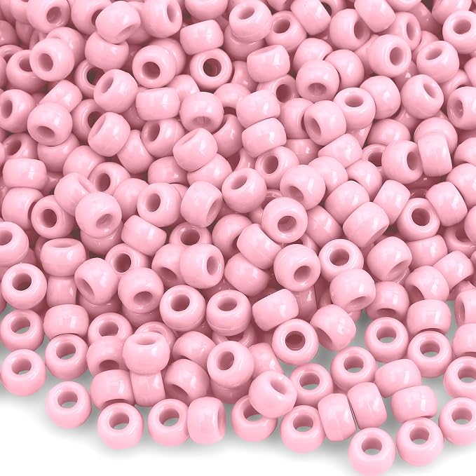 Pony Beads 1100 Pcs, Beads for Jewelry Making, Beads for Bracelets Making by anpiwshjo