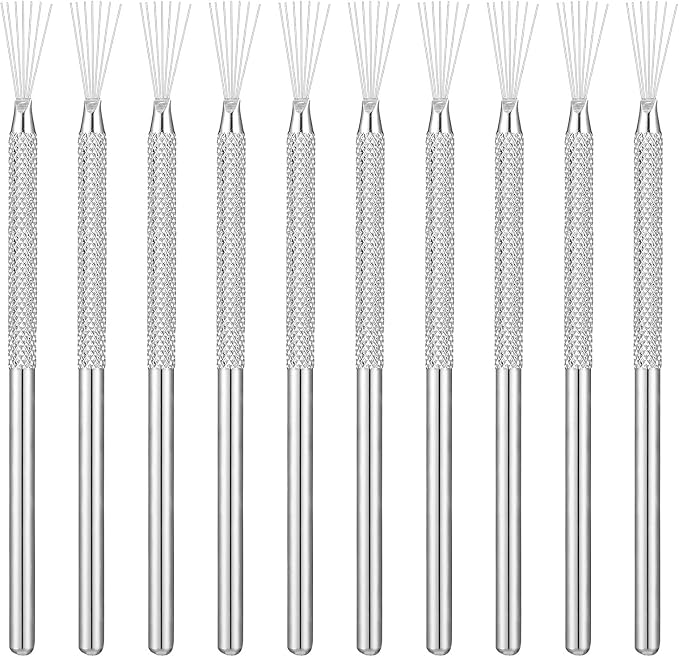 DIYOOHOMY 10 Pcs Clay Needle Tool Set, 7-Pin Polymer Clay Sculpting Tools by DIYOOHOMY