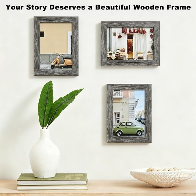 RPJC Solid Wood Picture Frame 5x7 – Real Wood Frame - Image 4