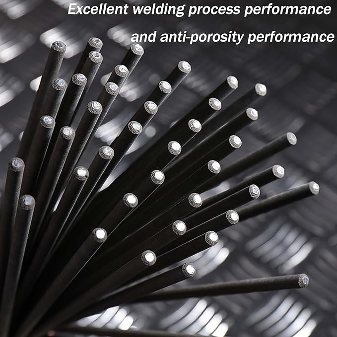 50PCS J422 Welding Rods 1.8mm, Mild Steel Electrodes, All Position Stick Rods, Smooth Welding Performance, Ideal for DIY and Repair,50pcs,1.0mm