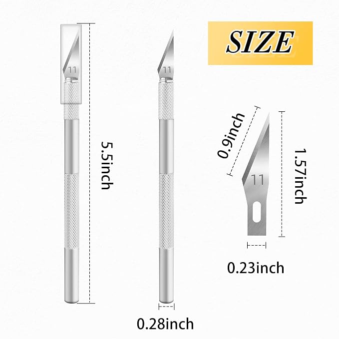 JTIEO Exacto Hobby Craft Knife 74 Pack - Image 6