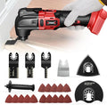 Cordless Oscillating Tool Compatible with Milwaukee 18V Battery, 6 Variable Speed Brushless-Motor Tool, Oscillating multi tool kit for Cutting Wood Nails Remove Grout & Sanding(Not Battery)