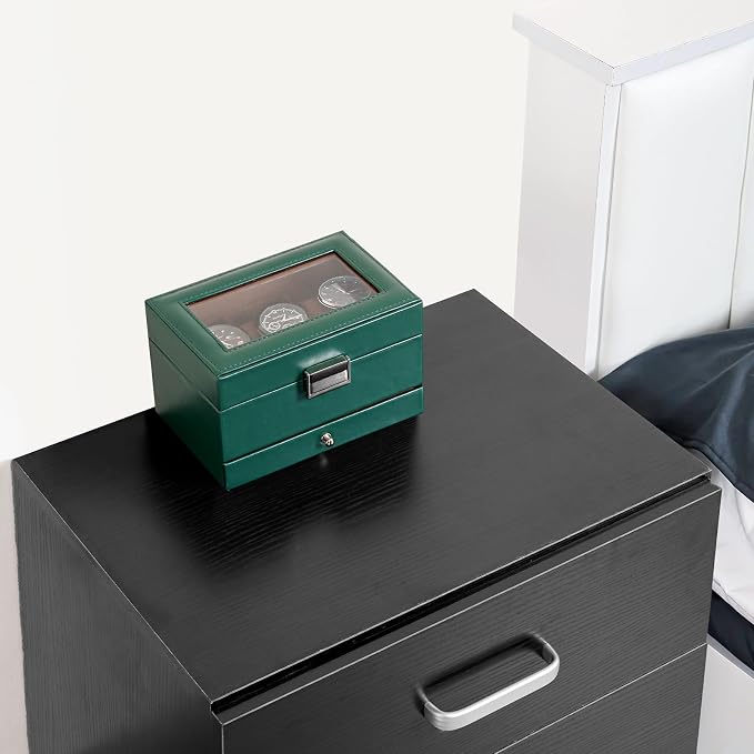 ProCase Watch Box, 3 Slot Watches Display Case - Image 3