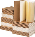 Small Notebook Bulk 60 Packs Pocket Journal Blank A6 Kraft Notepads by Dynta