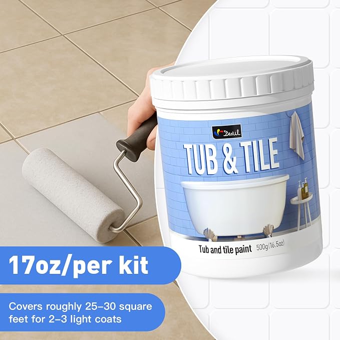 DWIL Tile Paint, Tub and Tile Refinishing Kit - Image 7
