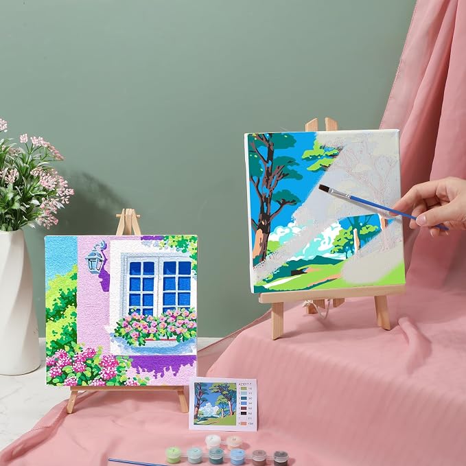 Nezyo 12 Sets Paint by Numbers Kit - Image 5