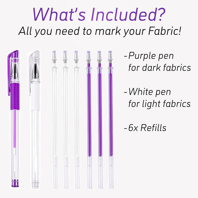 Lange & König Heat Erasable Fabric Marking Pens - Image 4