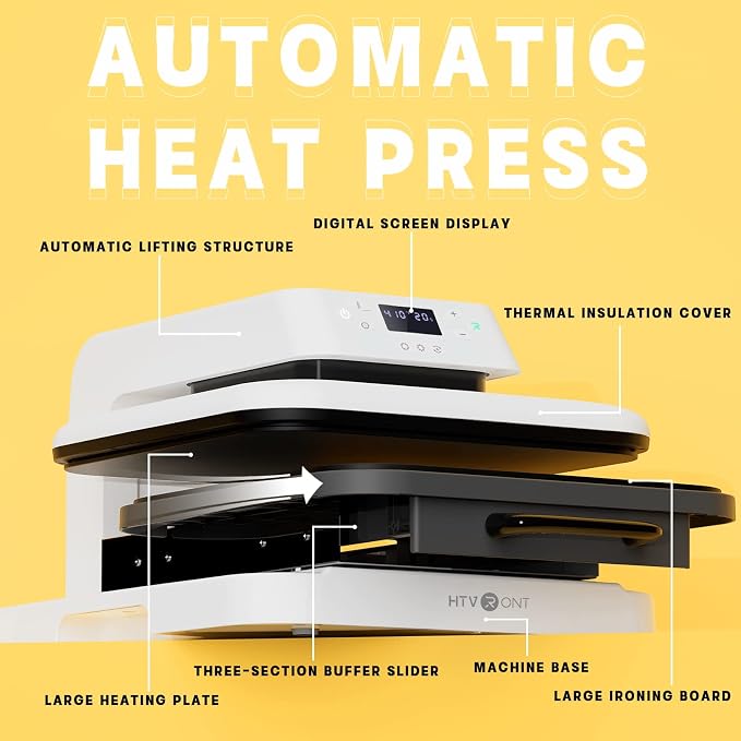 HTVRONT Auto Heat Press Machine - Image 2