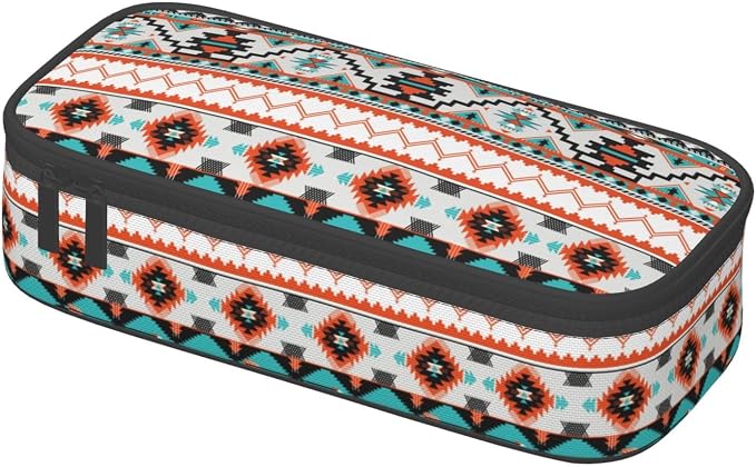 Aztec Ethnic Tribal Pencil Case Organizer Big Capacity Pencil Pouch Stationery - Image 2