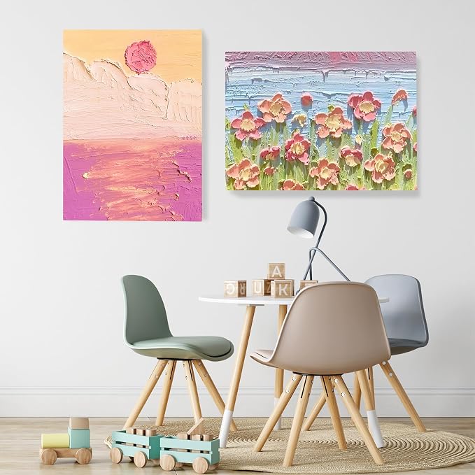 ESRICH Canvas for Painting 12x16, 16 Pack Canvas Boards for Painting Cotton - Image 6