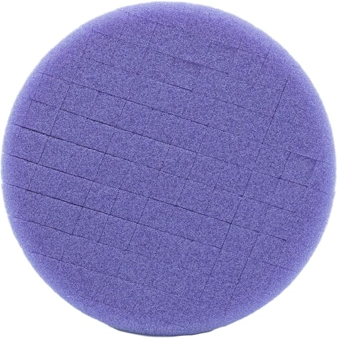 3D 3.5” Light Purple Foam Cutting Pad – High-Performance Spider-Cut Buffing Pad for Fast Paint Defect Removal | DA & Rotary Compatible | Durable Foam Tech - 2 Pack