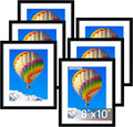 FIXSMITH 8x10 Picture Frame Set of 6, Display Pictures 5x7 by FIXSMITH