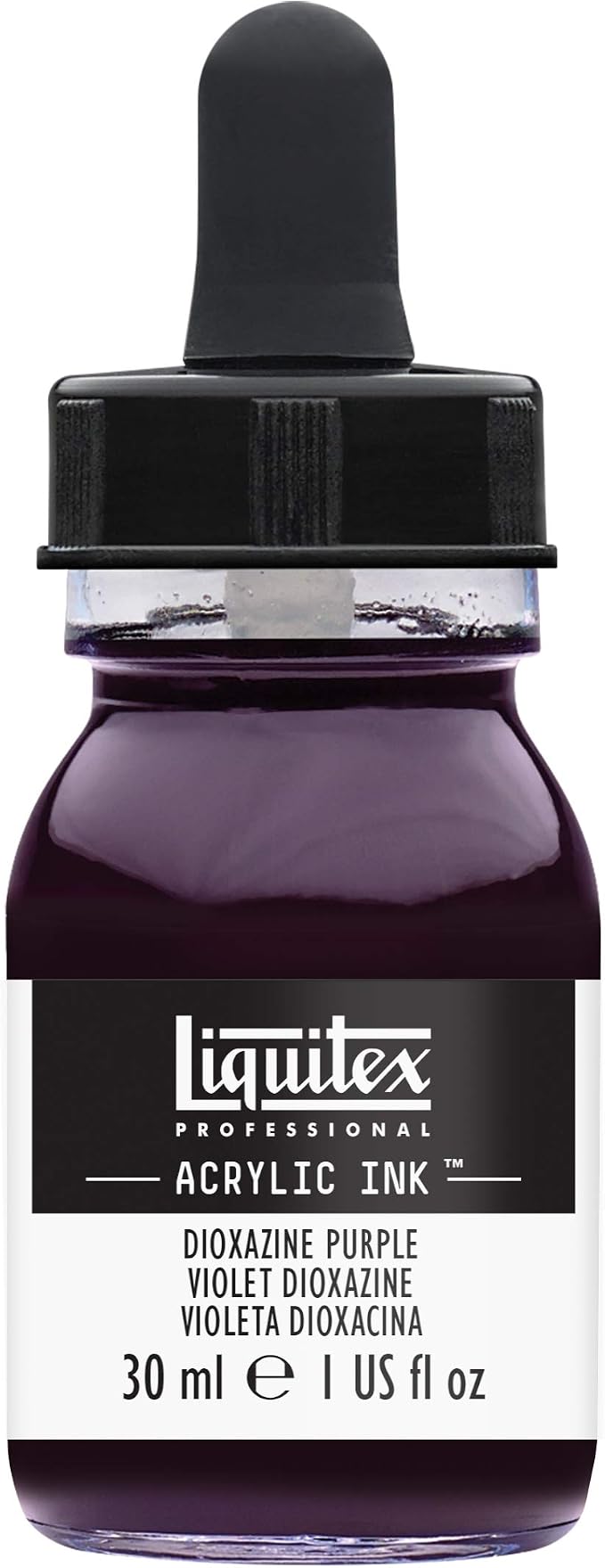 Liquitex Professional Acrylic Ink, 1-oz Jar, Dioxazine Purple by Liquitex