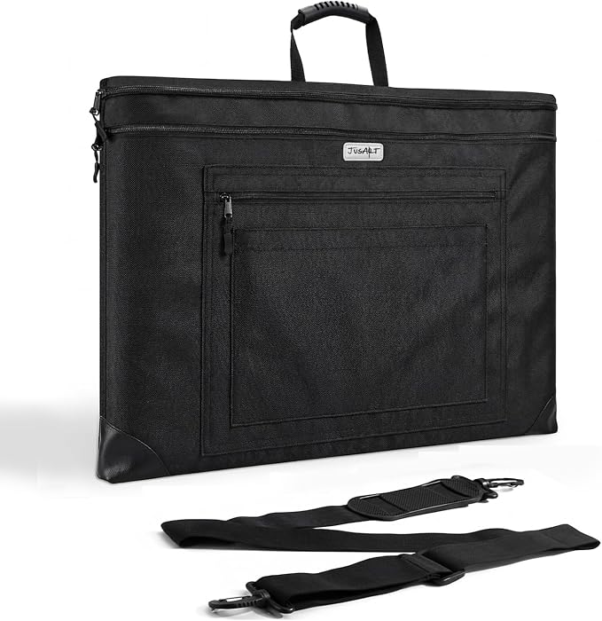 JusArt Art Portfolio Bag, 18x24 Foldable Light Weight Portfolio Folder Case by JusArt%7CCreativeArtSupplies