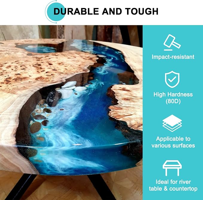 JDiction Epoxy Resin Clear High Gloss Epoxy Resin, Maximum 1.5 Inch Deep Pour 1 - Image 5