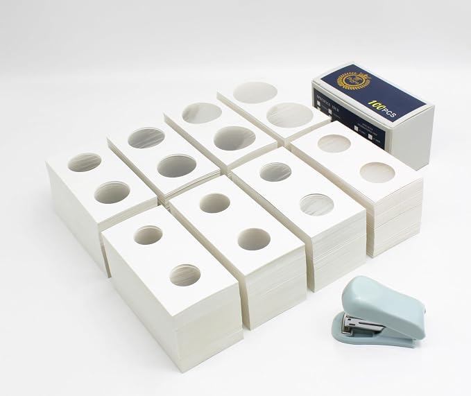 Boen Coin Flips 800Pcs Coin Holders 8 Assorted Sizes by BoenCoinCollectionSupplies