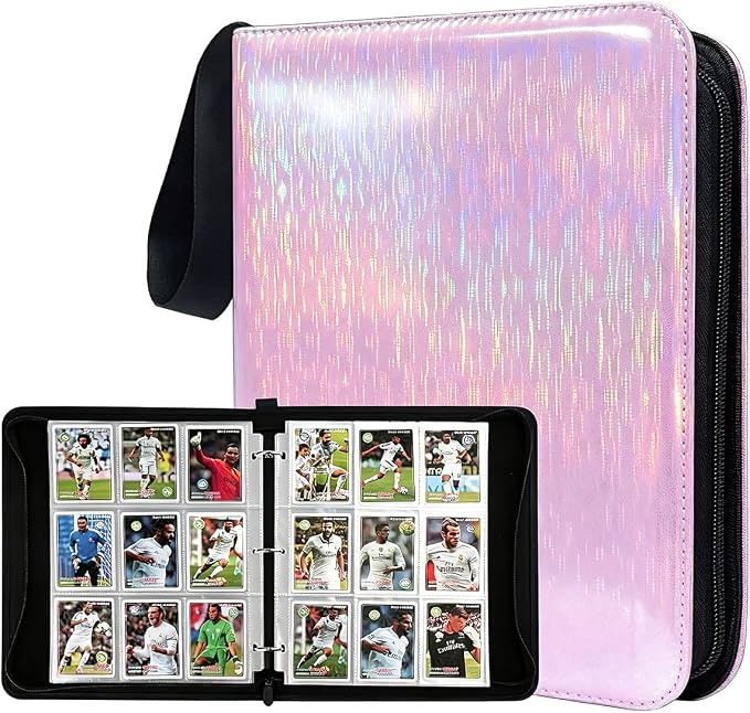 Sparkly Trading Card Binder 9-Pocket Zippered by Unknown