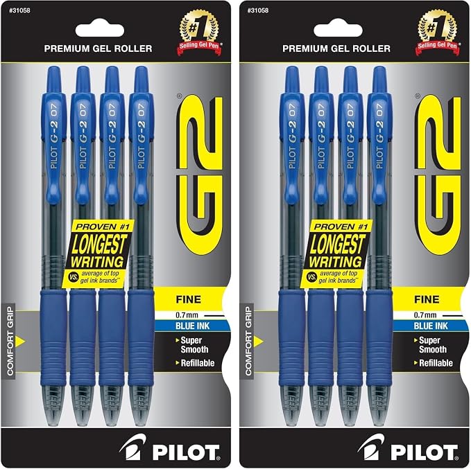 PILOT G2 Premium Gel Roller Pens, Fine Point 0.7 mm, by PilotCorporationofAmerica