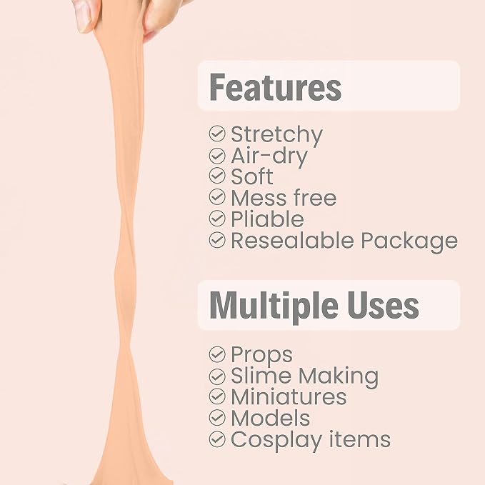 BOHS Peach Modeling Foam Clay - Image 2