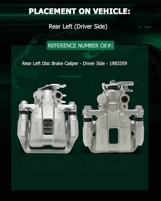 SCITOO 19B3359 Rear Left Disc Brake Caliper Assembly w/Bracket For Acura For TSX 2009-2014,For Honda For Accord 2008-2012